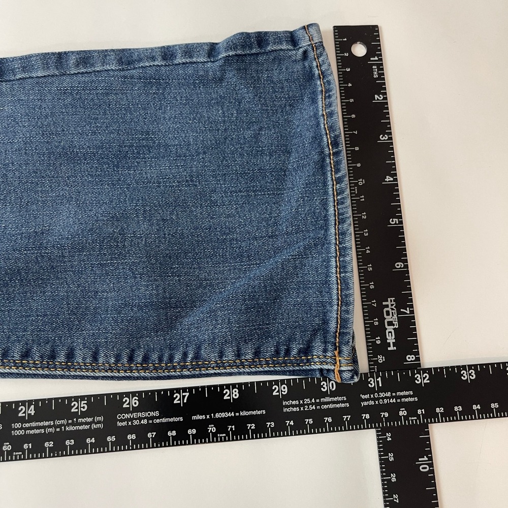American Eagle Jeans Womens 00 Short Blue Artist Flare Stretch BoHo Cowgirl - Picture 7 of 9